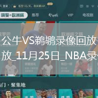 2025年11月25日NBA常規(guī)賽公牛vs鵜鶘
